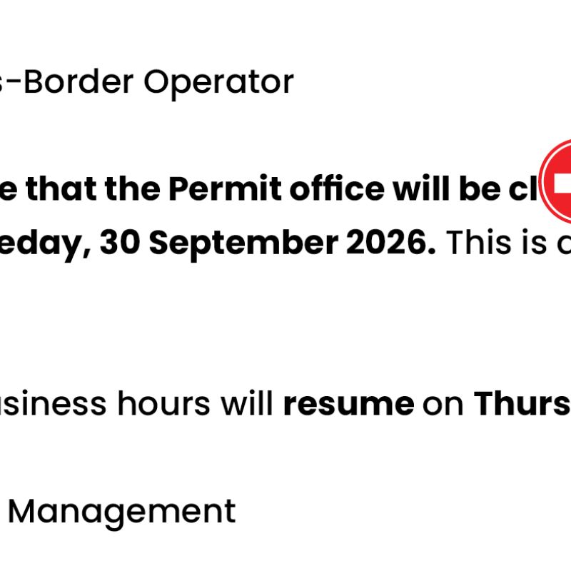 2026 Permit office closure Town hall 29 Sept website banner 2000 X 787